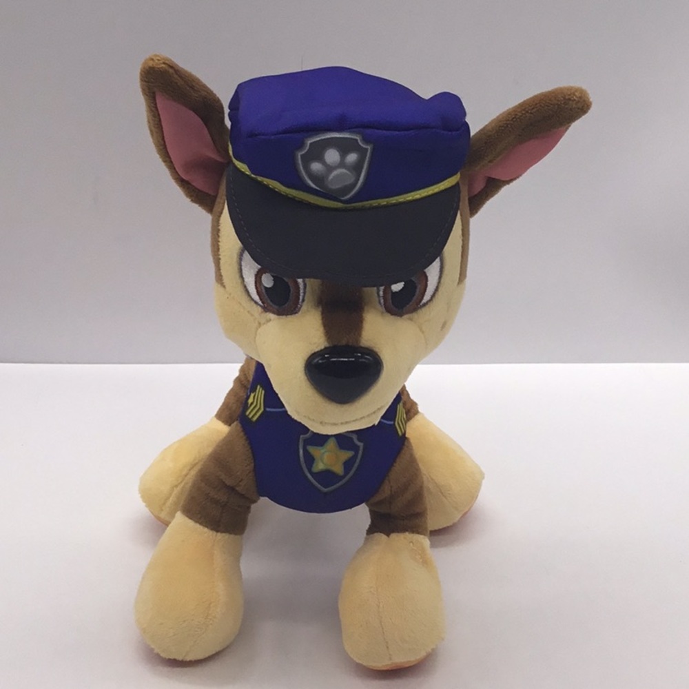Paw Patrol Chase Plush Dog in Blue Uniform - Kids Toy